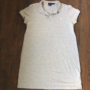 Ralph Lauren-Heather Gray Dress-Size Large